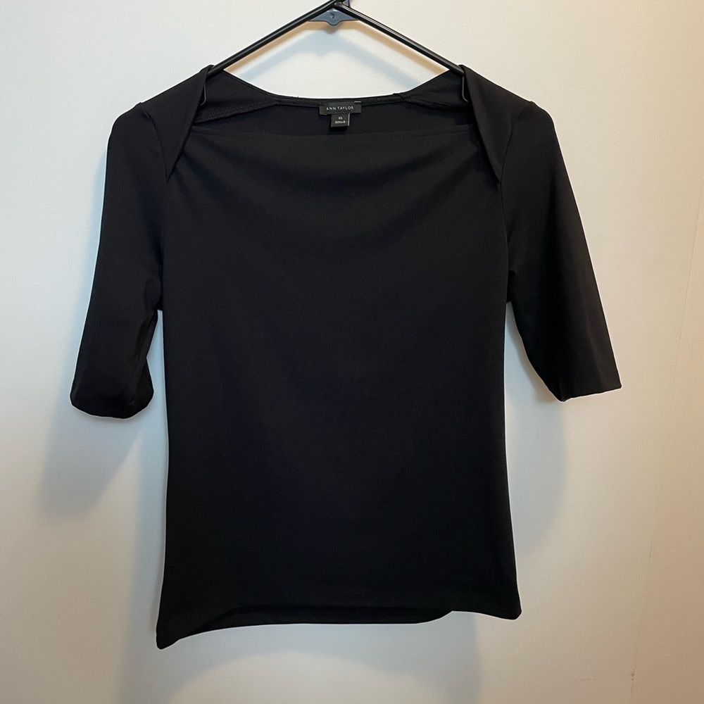 Ann Taylor Black Top Size X-Small